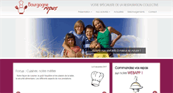 Desktop Screenshot of bourgogne-repas.fr