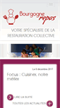 Mobile Screenshot of bourgogne-repas.fr