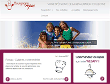 Tablet Screenshot of bourgogne-repas.fr